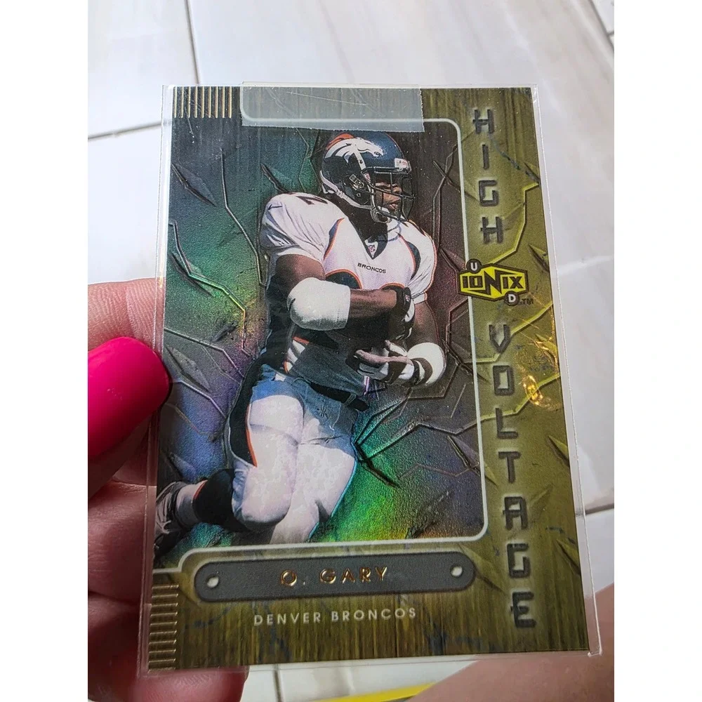 Olandis Gary 1999 Upper Deck Ionix High Voltage Denver Broncos Card HV8‎ F1